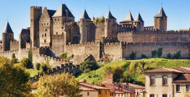 Languedoc - Russillon Fransuz janubi butun shon-shuhratida Frantsiya xaritasida tarixiy Languedok