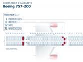 Najboljši sedeži na letalu Boeing 757-200 družbe Azur Air
