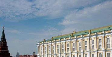 Kremlin de Moscú, pasado y presente Boceto que muestra el volumen de la fortaleza rusa del Kremlin.