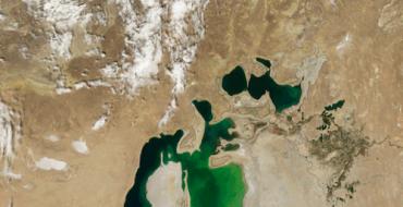 The main reasons for the drying up of the Aral Sea?